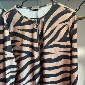 Womens blouse tiger prints